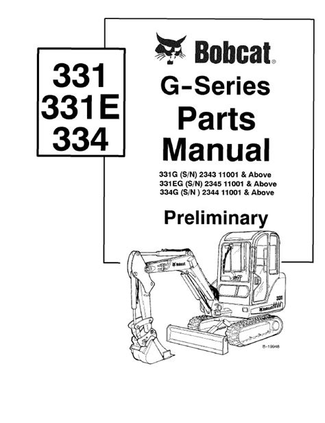 334 bobcat mini excavator parts|bobcat mini excavator 334 manual.